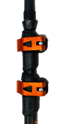 Trekingové hole HAVEN LEGGERO black/orange